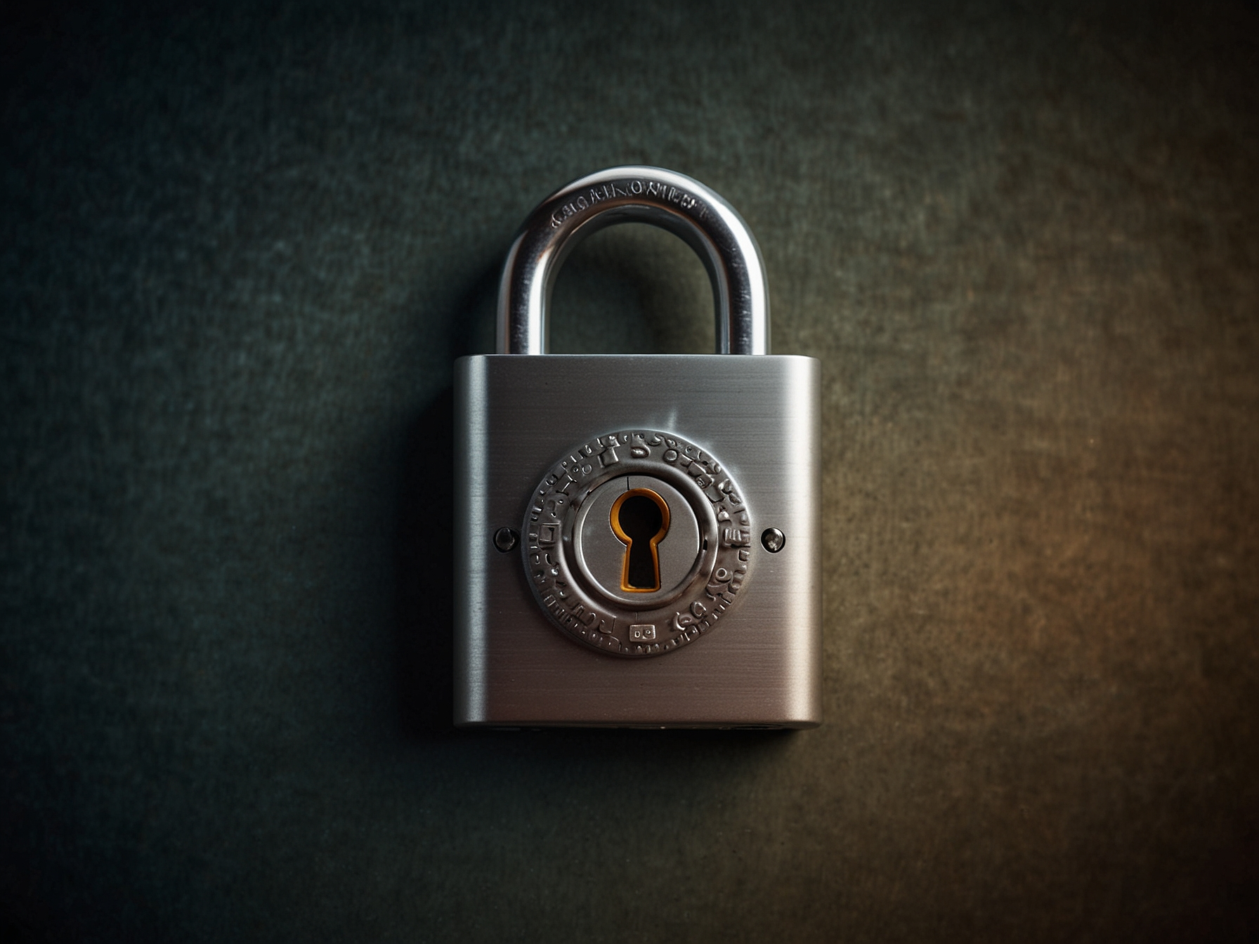 Mobile security concepts with padlock and phone